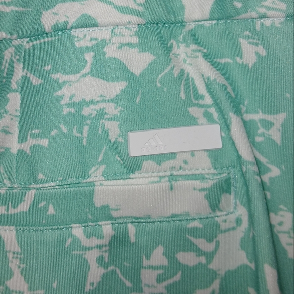 Adidas Primegreen Women's Aqua Patterned Active Skort Medium - Picture 7 of 8
